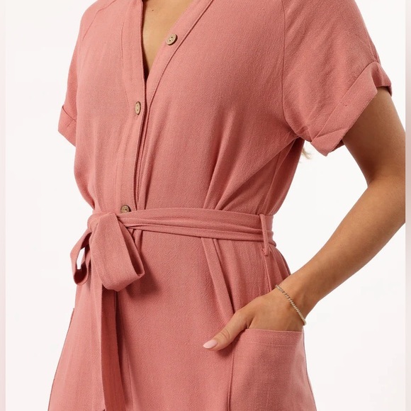 New with tags petal & pup Archie jumpsuit in pink - Picture 4 of 4